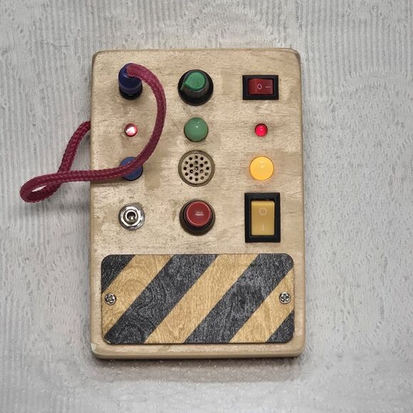 Polkrane Mini Travel Bird Busy Board Toy Montessori Fine Motor Skills Toddler - Picture 1 of 5